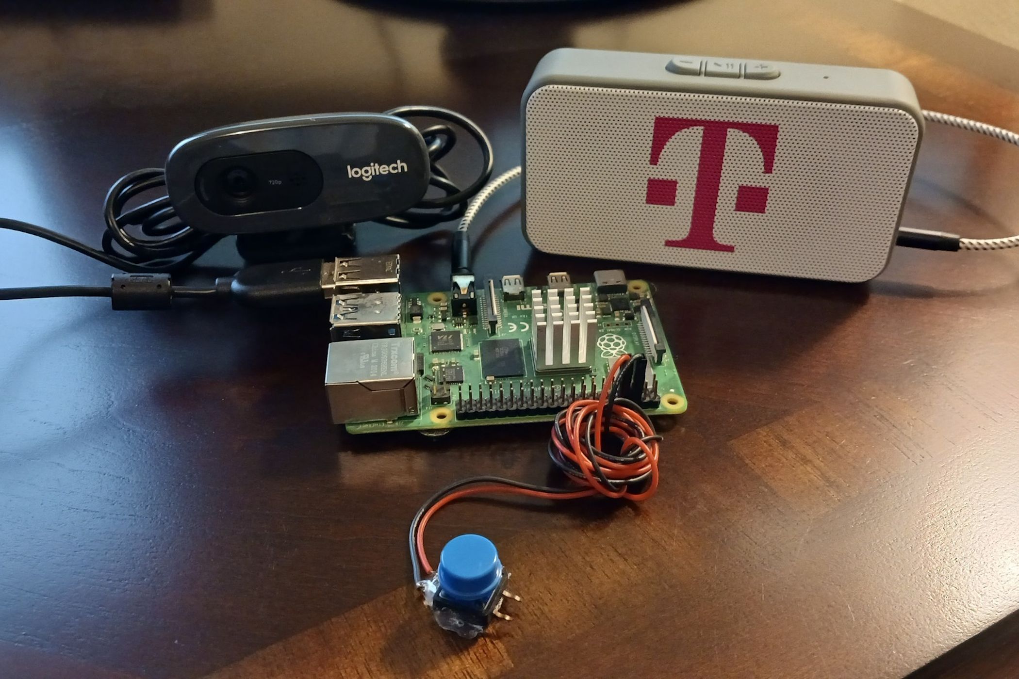 A photo of the Raspberry Pi LLM